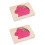 2Pièces Puzzles 3D Animaux Bois Multicouches Rose Éducatifs 4