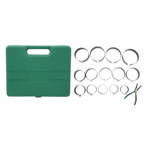 Universal Application Piston Ring Compressor Tool Car Engine Maintenance Adjustable Sizes Heavy Duty Pliers Corrosion Resistant Positive Compression 1