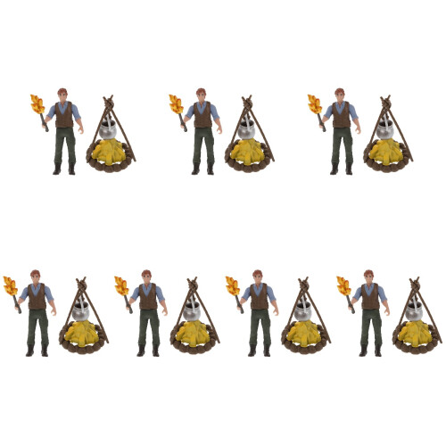 7Ensembles Figurines Miniatures Créatives Accessoires Pour Paysage 2