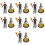 7Ensembles Figurines Miniatures Créatives Accessoires Pour Paysage 9