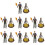 7Ensembles Figurines Miniatures Créatives Accessoires Pour Paysage 10