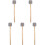 5Pièces Baguettes Percussion En Bois Gris Confortables Et Durables 4