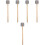 5Pièces Baguettes Percussion En Bois Gris Confortables Et Durables 6