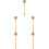 5Pièces Baguettes Percussion En Bois Gris Confortables Et Durables 8