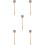 5Pièces Baguettes Percussion En Bois Gris Confortables Et Durables 10