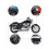 Ample Storage Motorcycle Saddlebag Water Resistant Adjustable Shoulder Straps Front Fork Bag Rugged Leather Construction Quick Release Buckles 7