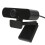 Webcam Full HD com dois microfones estéreo e controle automático de exposição, design universal com clipe para laptops e desktops, compatível 3