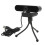 Webcam Full HD com dois microfones estéreo e controle automático de exposição, design universal com clipe para laptops e desktops, compatível 4