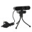 Webcam Full HD com dois microfones estéreo e controle automático de exposição, design universal com clipe para laptops e desktops, compatível 6