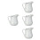 4Pièces À Lait En Céramique , Manuel, Usage Polyvalent 10