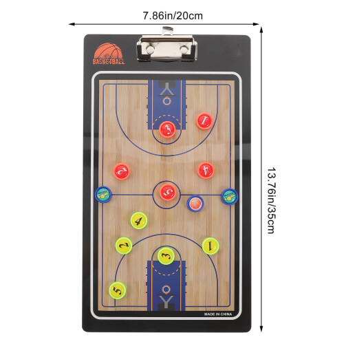 2Pièces Clipboard Basketball Effaçable Pour 1