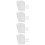 4Ensembles Rack Transparente Multi- Pour Dur 3.5 4