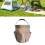Waterproof PE Coating Tool Organizer Bag, Lightweight But Strong Foldable Tool Bag With Collapsible Design Comfortable Handle Space Saving Multi 4