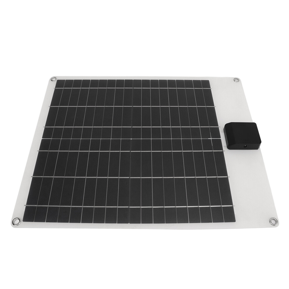 20W 5V/12V Dual Output Monocrystalline Solar Panel Kit For Rv Car Boat White 5001388178928