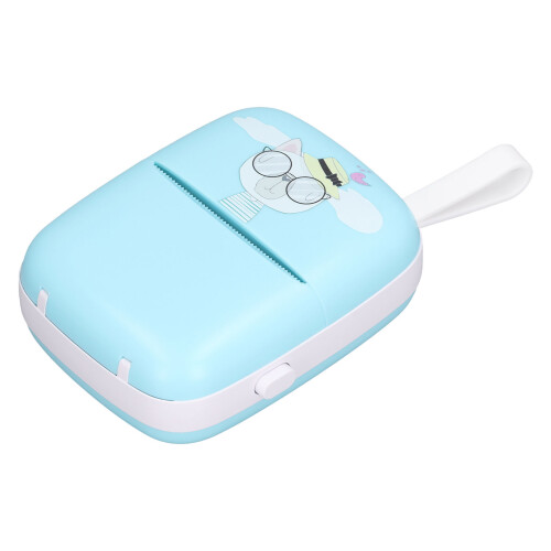 Wireless Printing Solution, Compact Inkless Thermal Printer With Bluetooth Connection And Multifunctional Features, Suitable For Learning Office Home 2