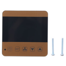 Smart LCD Thermostat Supporting WiFi Remote Access And Precision Climate Regulation Through Customizable Wind Speed Levels Designed For Fan Coil