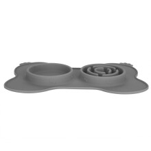 Easy To Clean Bowls Anti Corrosion Bowls With No Spill Silicone Mat Slow Feeder Design Food Grade Material Adjustable Size Bowls For All Breeds