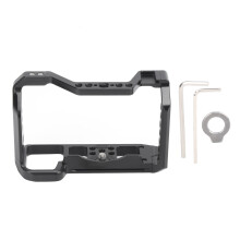 Jaula antideslizante para cámara Sony A7C, placa de liberación rápida, mecanizado CNC de precisión, montura de zapata fría, marco de aleación