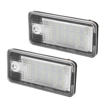 Plug-and-play kentekenplaatverlichting, storingsvrij, xenonwitte LED, hoge helderheid, compatibel met Audi, eenvoudige installatie, lange levensduur,