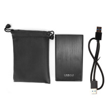 Slankt aluminiumskabinet til SSD HDD USB 3.0 Ekstern harddisk Understøttelse af UASP Plug and Play Hot Swap LED-lys indikerer strømforbrug