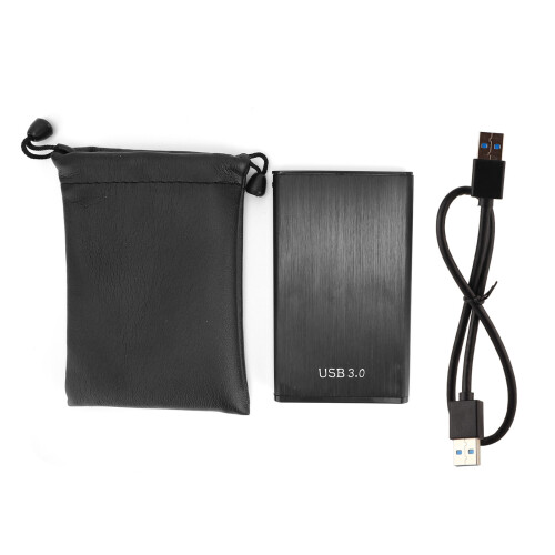 Λεπτό περίβλημα αλουμινίου για SSD HDD USB3.0 Υποστήριξη εξωτερικού σκληρού δίσκου UASP