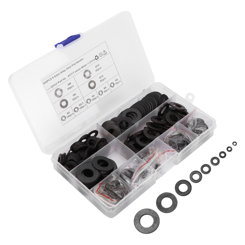 Premium Plastic Washers Nylon Flat Washers For Screws Bolts Fender Washers Assortment Set Assorted Washers Kit With Wear Resistance Corrosion 9159805499241