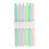6pcs Silicone Reusable Drinking Straws Flexible for Children,20cm 2