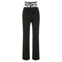 Afslappet stil med svajleggings, høj talje, slim fit, numseløft, mavekontrol, stigeudskæring, brede ben, svajbukser, høj kvalitetsstof til