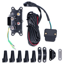 Lierrelais 12V250A Solenoïderelais Contactor Schakelaar Weerbestendige Tuimelschakelaar voor ATV UTV Boot Trailer OEM Vervanging