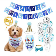 Adorable Pet Birthday Accessories Soft And Comfortable Bandana Scarf And Party Hat For Puppies Kittens Unique Designs That Enhance Joy And Positivity