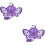 2Pièces À Harnais Avec Laisse Robuste Violet 7