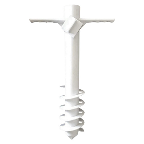 Umbrella Sand Base Anchor Rust Proof Durable ABS Plastic Easy Install Strong Winds Resistance Universal Fit Lightweight Multi Purpose Use Stable