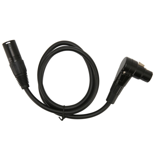 Stage Lighting Applications Ready DMX Cable, Balanced Microphone Cables With Noise Reduction Features, Right Angle XLR Cable For Durable Cable