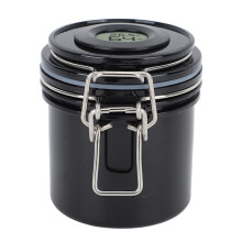 Air Proof Light Proof Eyelash Glue Storage Tank Activated Carbon Cylinder Jar With Thermometer Sealed Leak Proof Container For Lash Extension Tool,