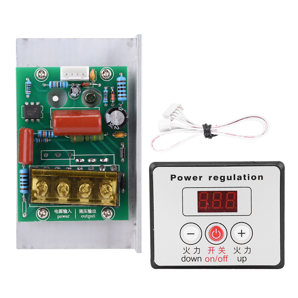 6000W SCR Digital Voltage Regulator for AC 220V