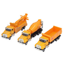 Remote Control Construction Vehicle Set - Engineering Tractor Toys With Lights Featuring Simulation Transporter Truck And Rechargeable Batteries,