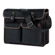 Versatile Electrician Tool Bag with Shoulder Strap Water Resistant Oxford Cloth Large Capacity Storage for Repair and Installation Jobs Organized &