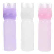 3-Delige Set Applicatorkammen Voor Haarverfflessen Met Maatverdeling Voor Salonkleuring