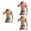 3Pièces Slip Bain Triangle Séchage Rapide Et 8
