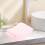 2Pièces Lingettes Bébé En Coton Rose Absorbantes Pour Usage À 4
