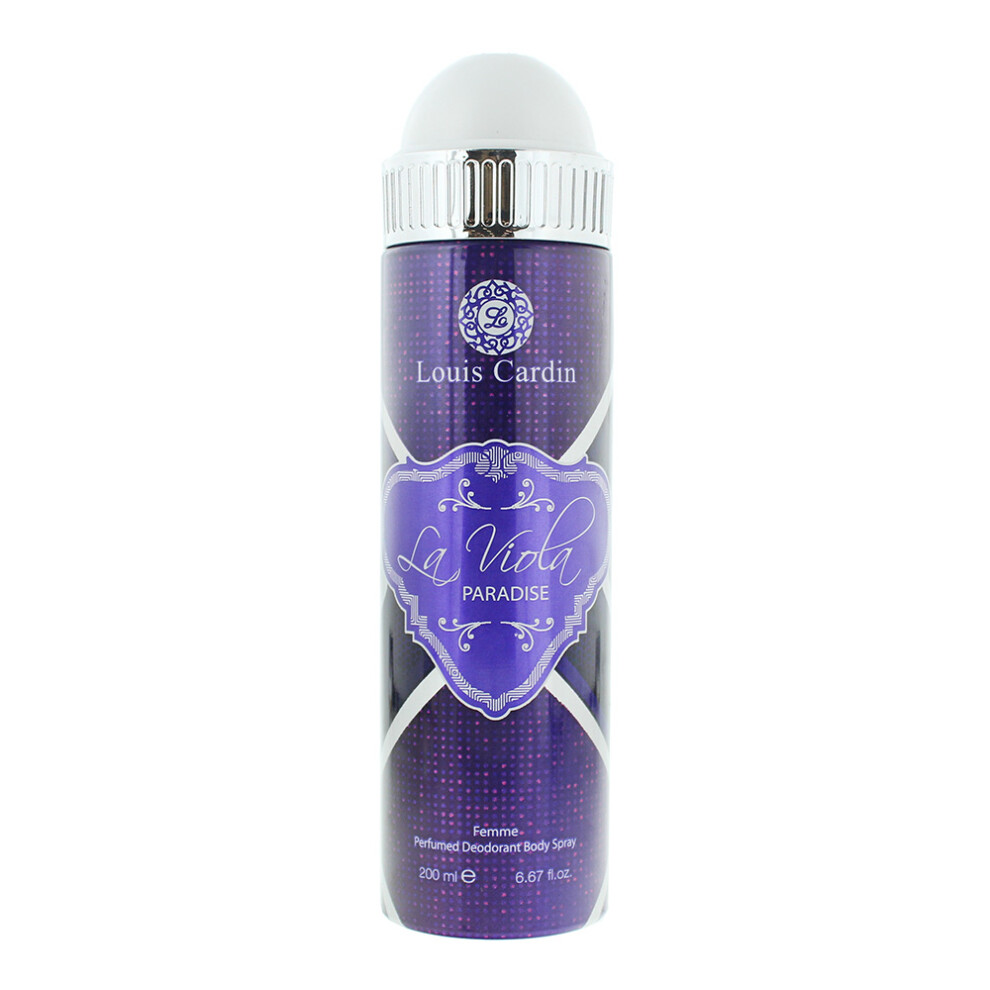 Louis Cardin La Viola Paradise Perfumed Deodorant Body Spray 200Ml - Image 6