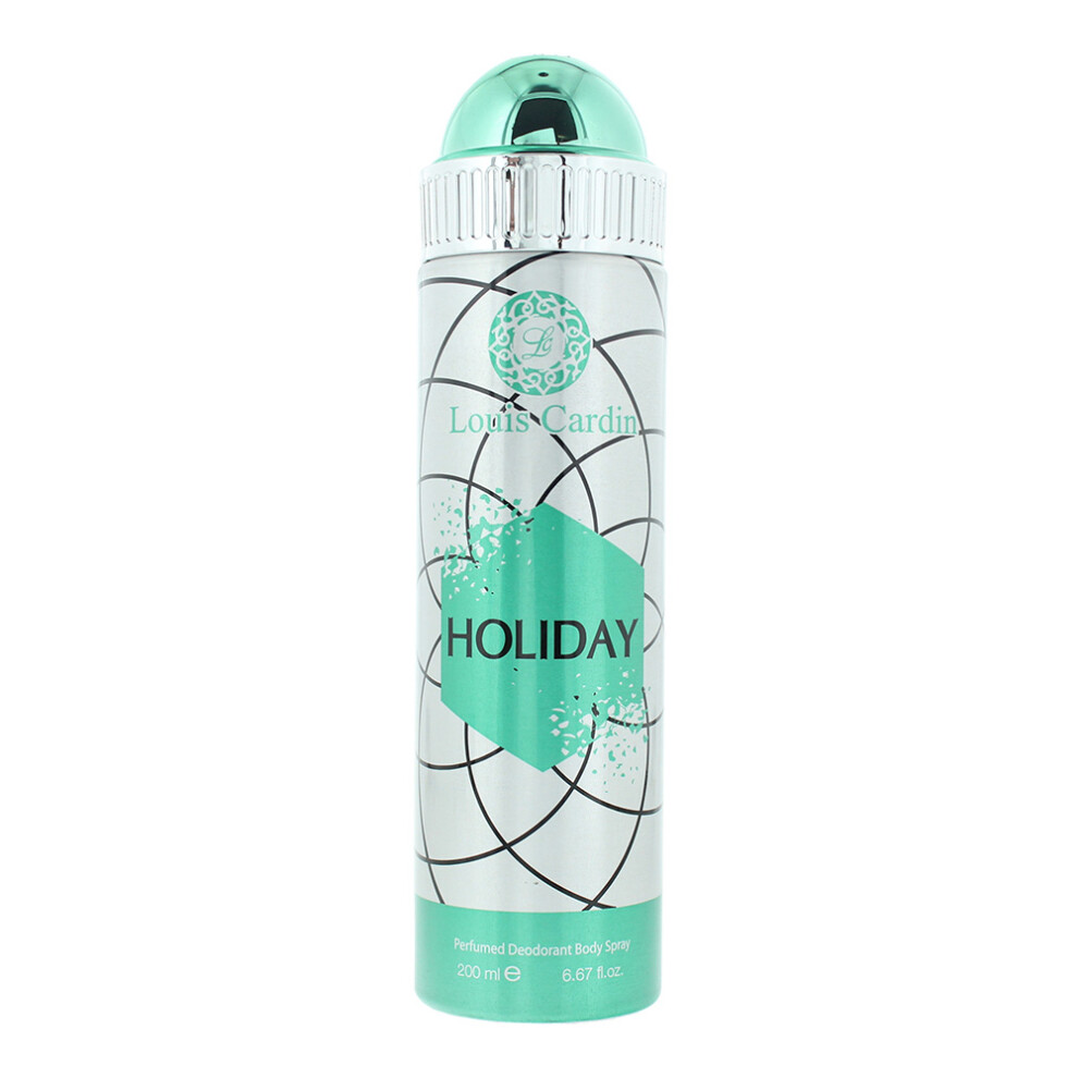 Louis Cardin Holiday Perfumed Deodorant Body Spray 200Ml