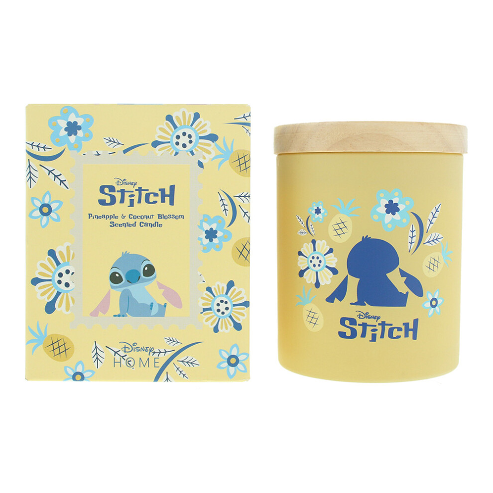 Disney Stitch Pineapple And Coconut Blossom Scented Candle 195G