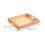 2Pièces Plateau En Bois Multi-Usage Poignées Pour Rangement 2