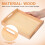 2Pièces Plateau En Bois Multi-Usage Poignées Pour Rangement 7