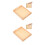 2Pièces Plateau En Bois Multi-Usage Poignées Pour Rangement 10