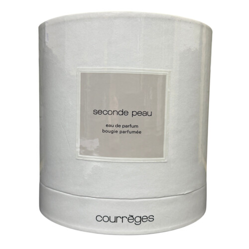 Courreges Seconde Peau 100ml EDP Spray & 75g Candle Gift Set
