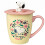 Snoopy Premium-Tasse mit Deckel, 12 oz Keramik-Kaffeetasse 1