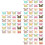 72Pièces Punaises Compactes Multi-Usages Couleur Assortie 7