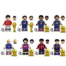 8pcs World Cup football stars building block minifigures Kids Gifts Toys Fit Lego